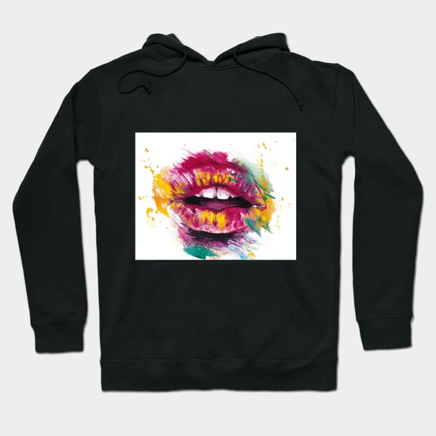 Rainbow Lips Hoodie by xxdoriana